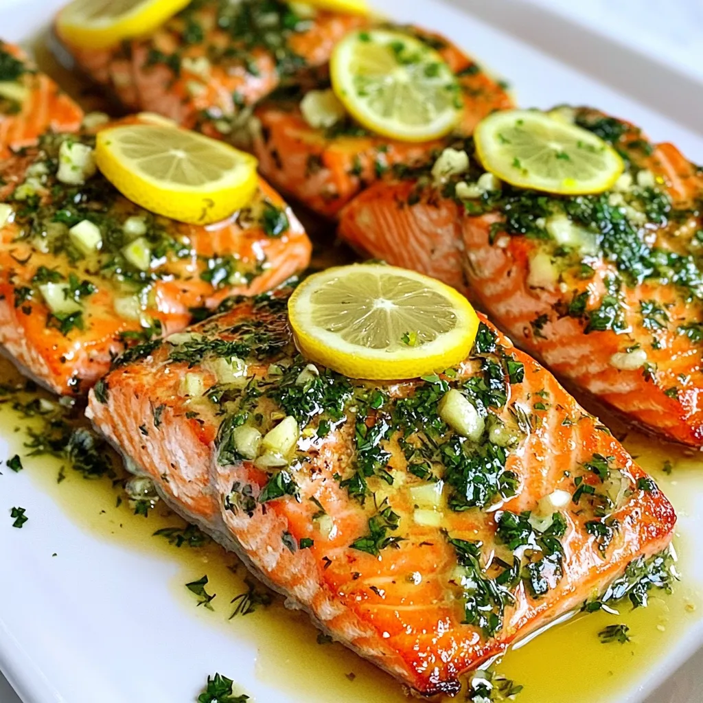 Herb Garlic Butter Salmon Flavorful and Easy Dish