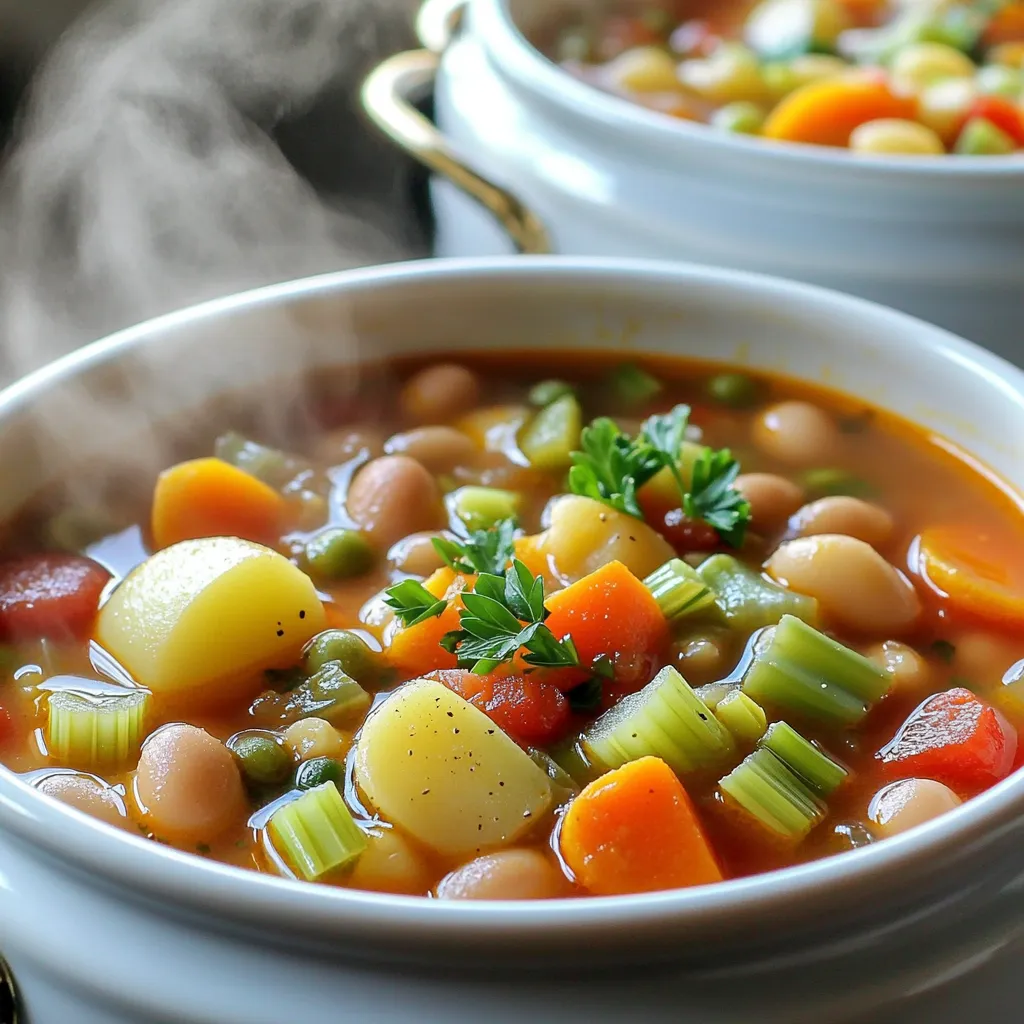 Satisfying Slow Cooker Minestrone Beans Recipe