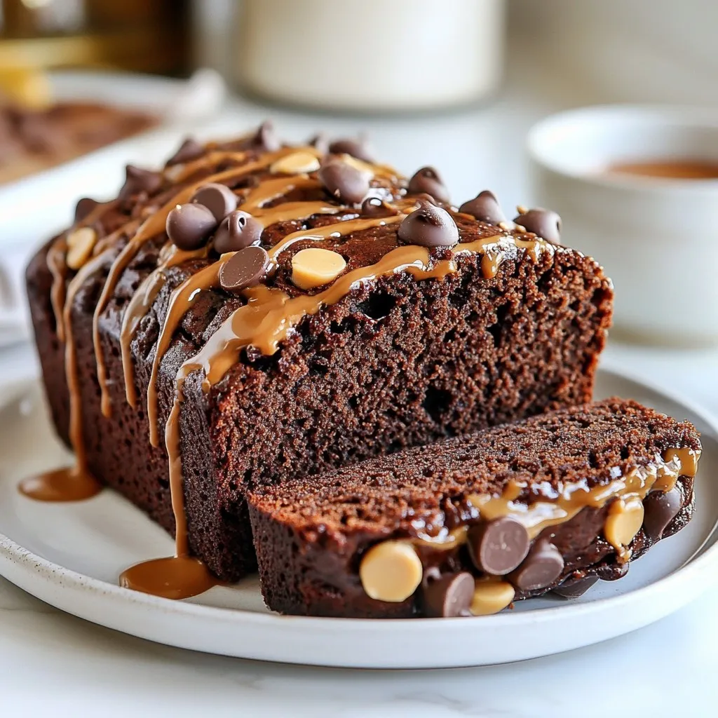 Chocolate Peanut Butter Banana Bread Irresistible Treat