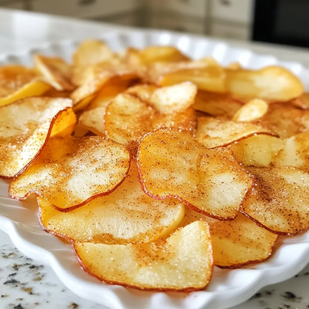 Air Fryer Cinnamon Apple Chips Crispy and Simple Snack