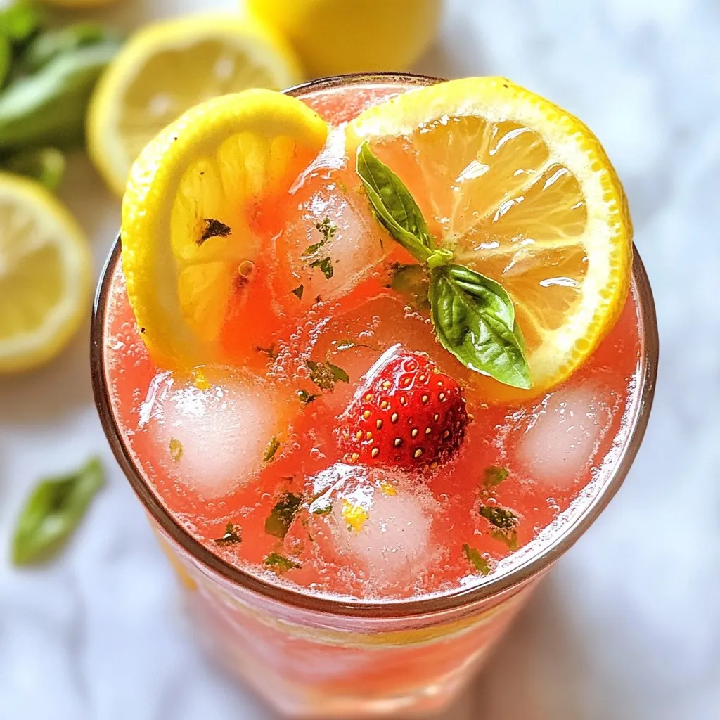 Refreshing Strawberry Basil Lemonade Recipe Guide