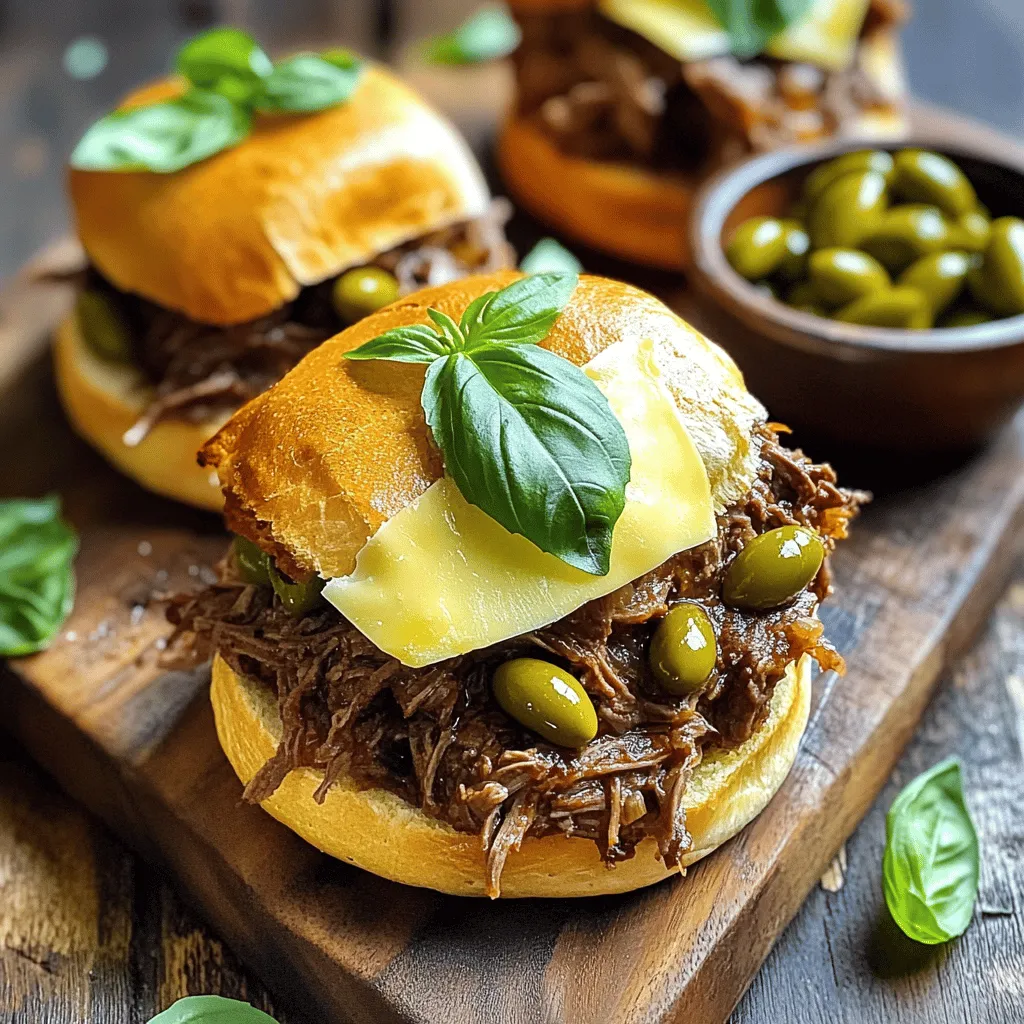 Pepperoncini Italian Beef Sliders Flavorful Game Day Treat
