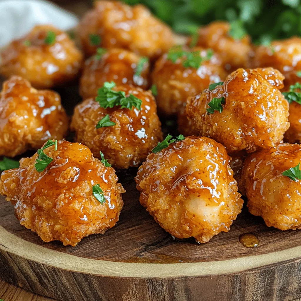 Air Fryer Hot Honey Chicken Bites Crisp and Tasty