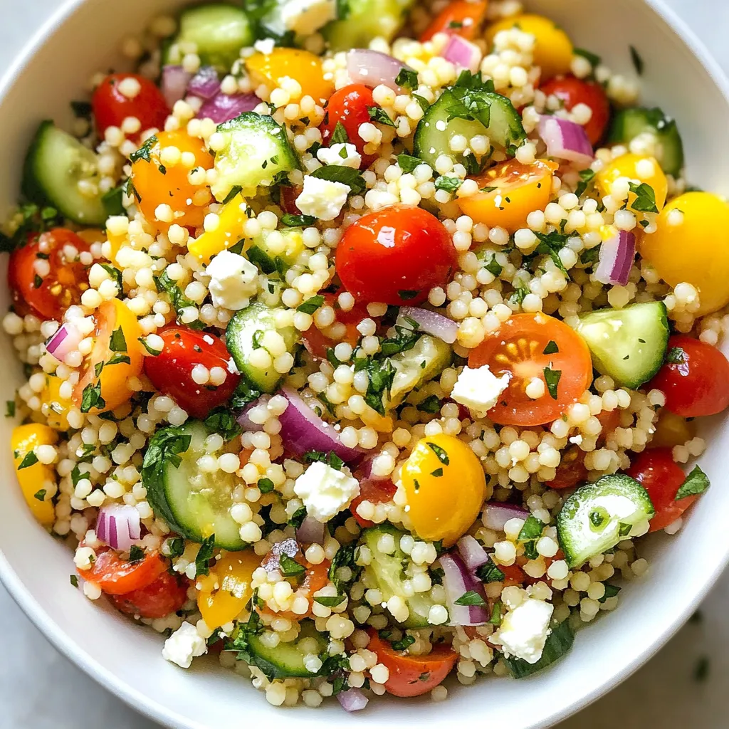Lemon Herb Couscous Salad Fresh and Flavorful Delight