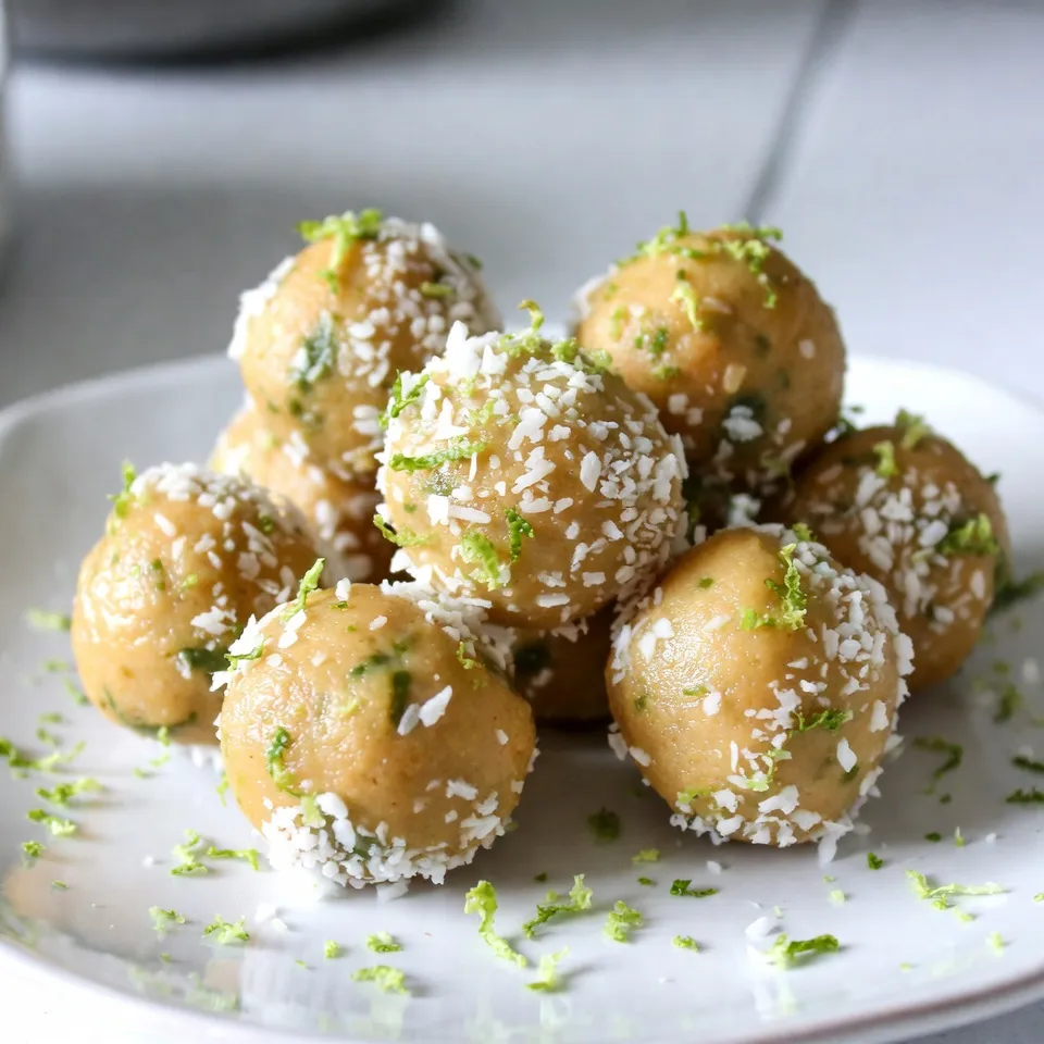 Coconut Lime Energy Balls Quick and Tasty Snack
