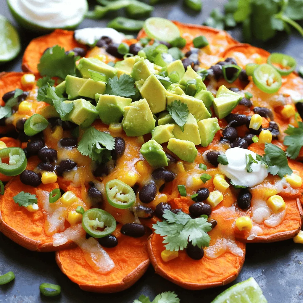 Baked Sweet Potato Nachos Tasty and Simple Delight
