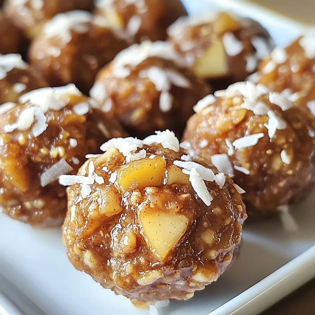 Apple Cinnamon Energy Bites Simple and Nutritious Treat