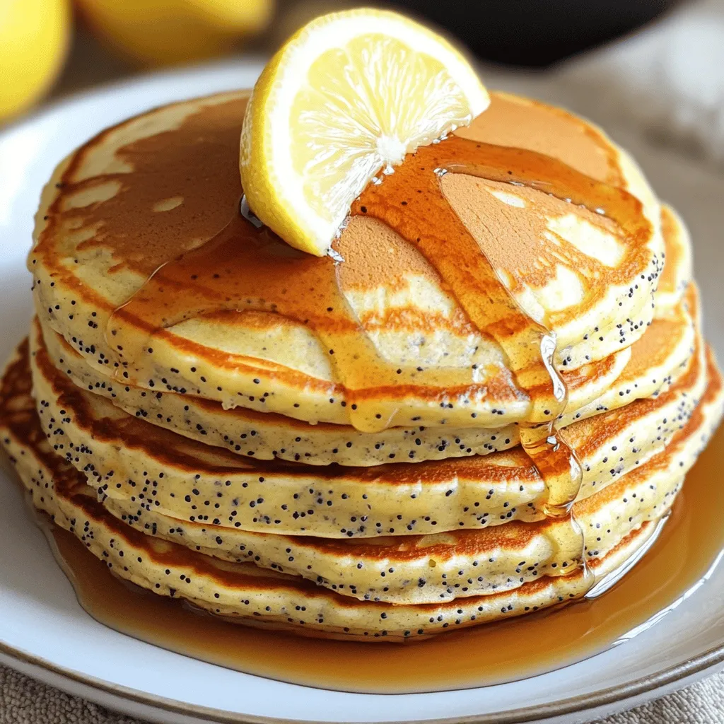 Lemon Poppy Seed Pancakes Fluffy and Delicious Recipe