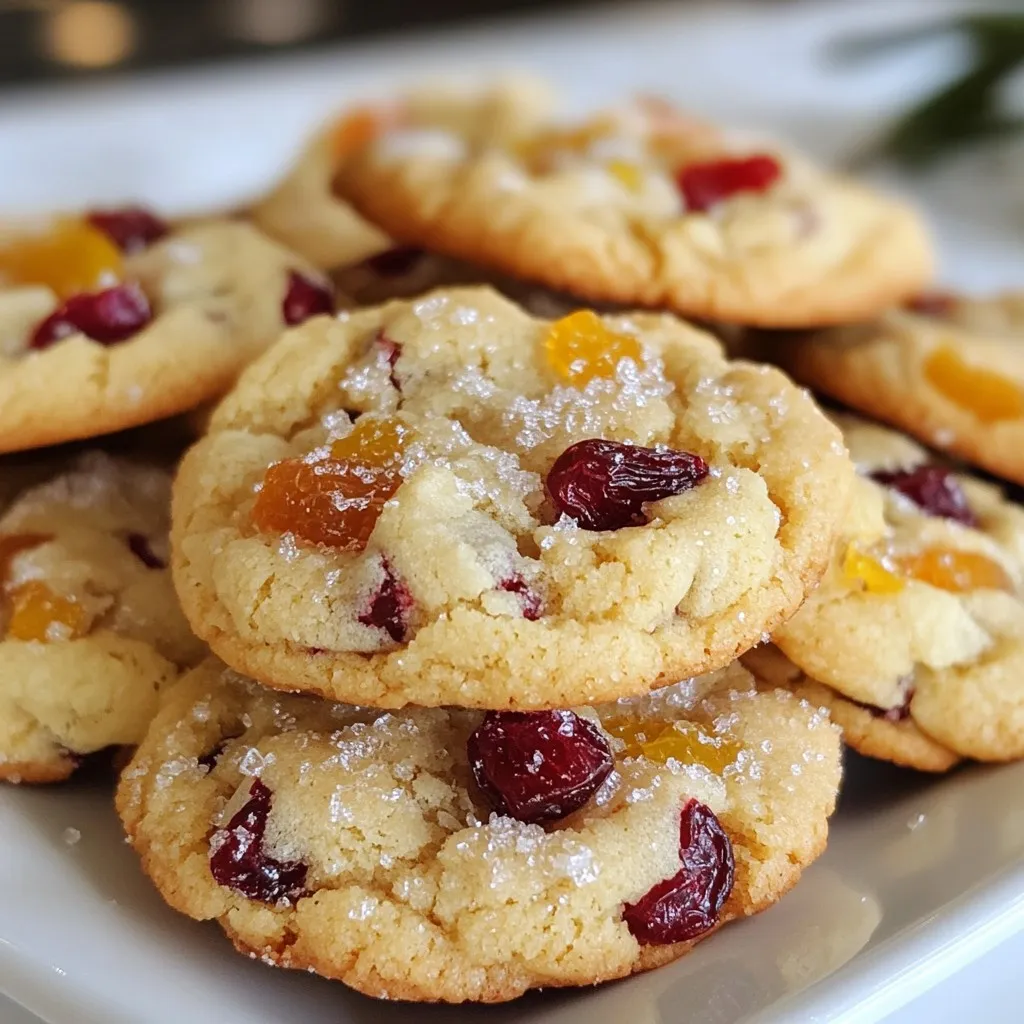Cranberry Orange Shortbread Cookies Delightful Treat