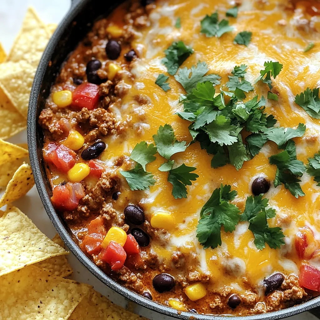 Creamy Beef Enchilada Skillet Quick and Easy Dinner