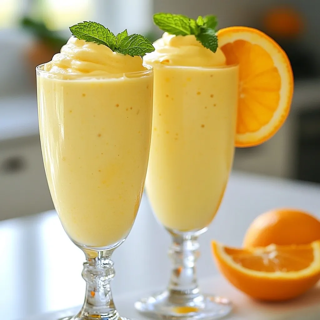 Orange Creamsicle Smoothie Tasty and Refreshing Treat