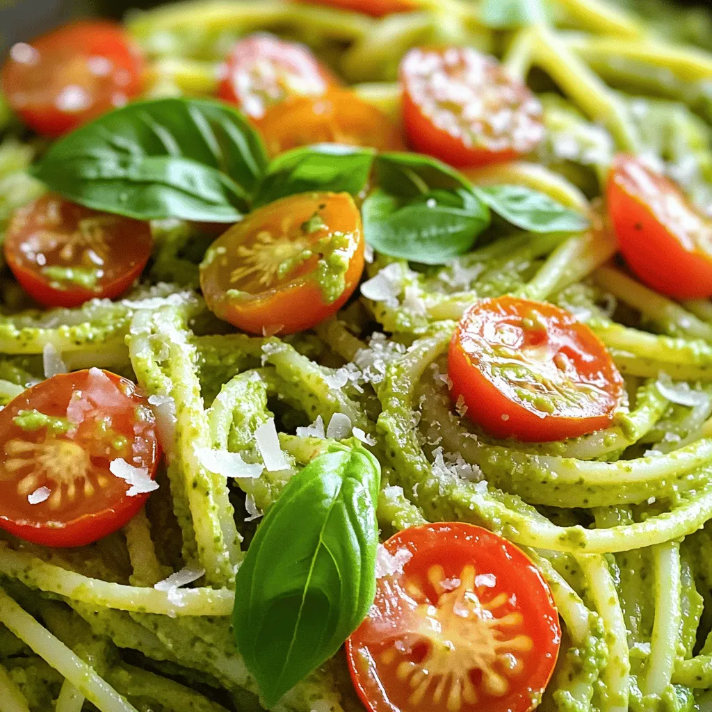 Avocado Basil Pesto Pasta Easy and Flavorful Meal