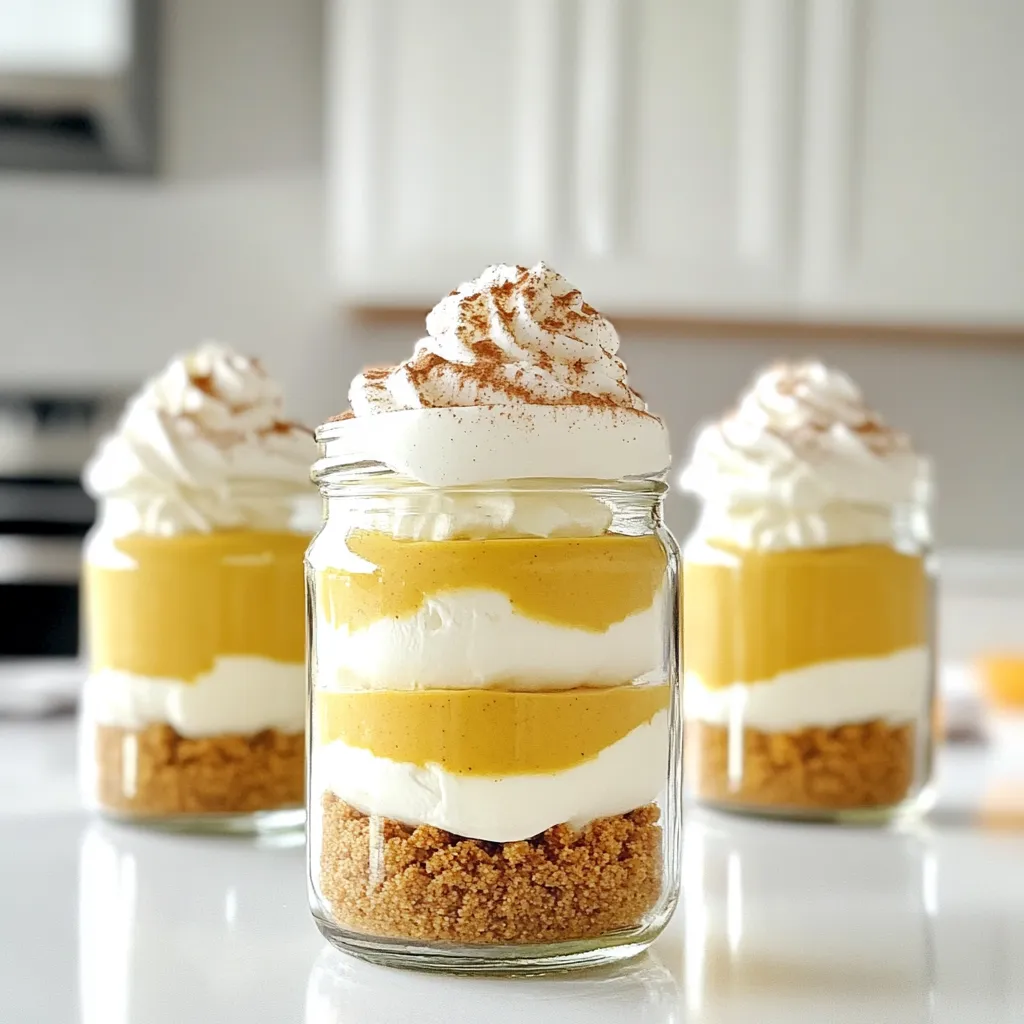 Pumpkin Cheesecake Mousse Parfaits Decadent Treat