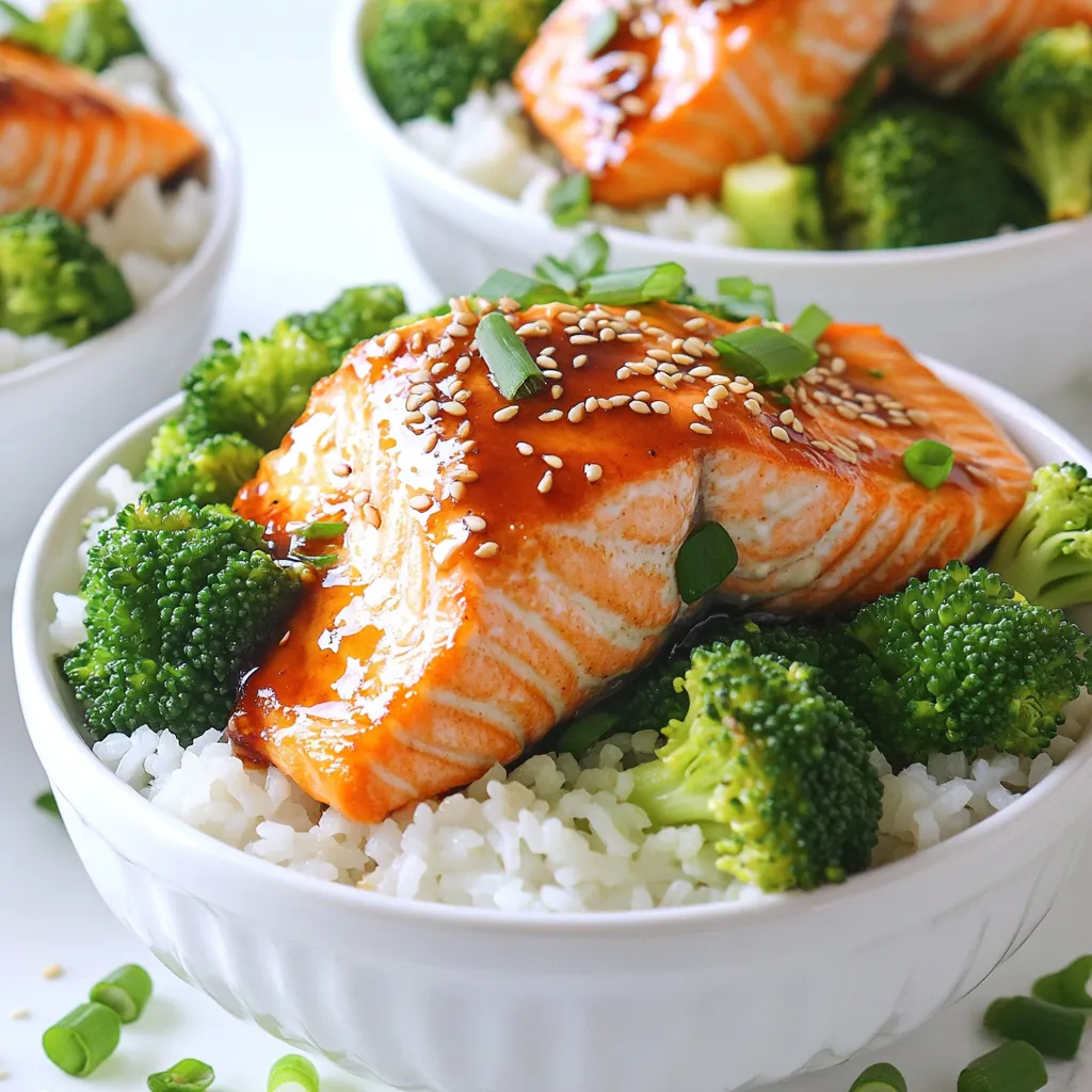 Instant Pot Teriyaki Salmon Rice Bowls Flavorful Treat