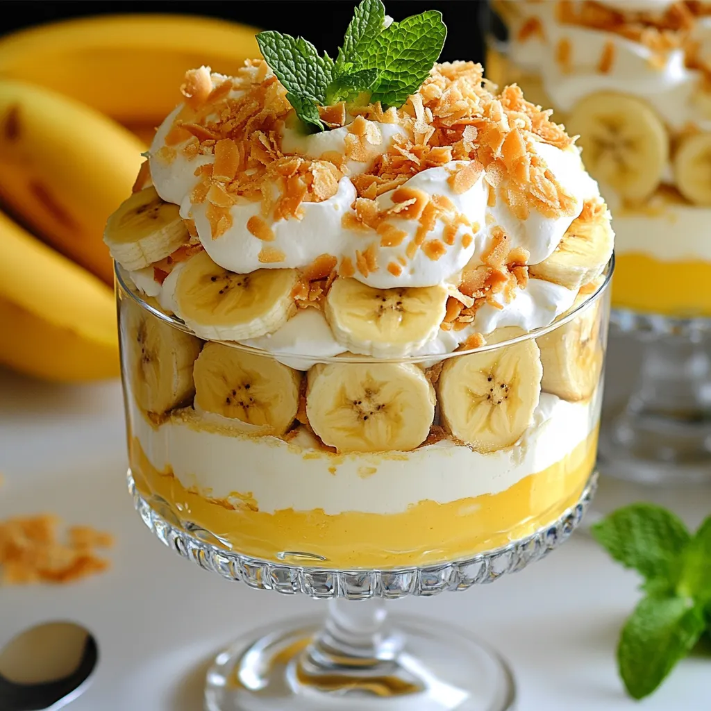 Classic Banana Pudding Trifle Decadent Dessert Delight