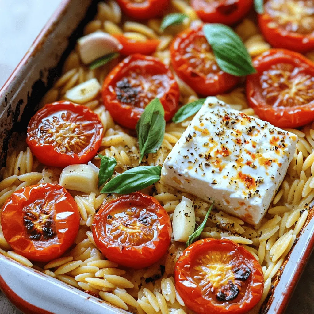 Baked Feta Tomato Orzo Flavorful and Simple Recipe
