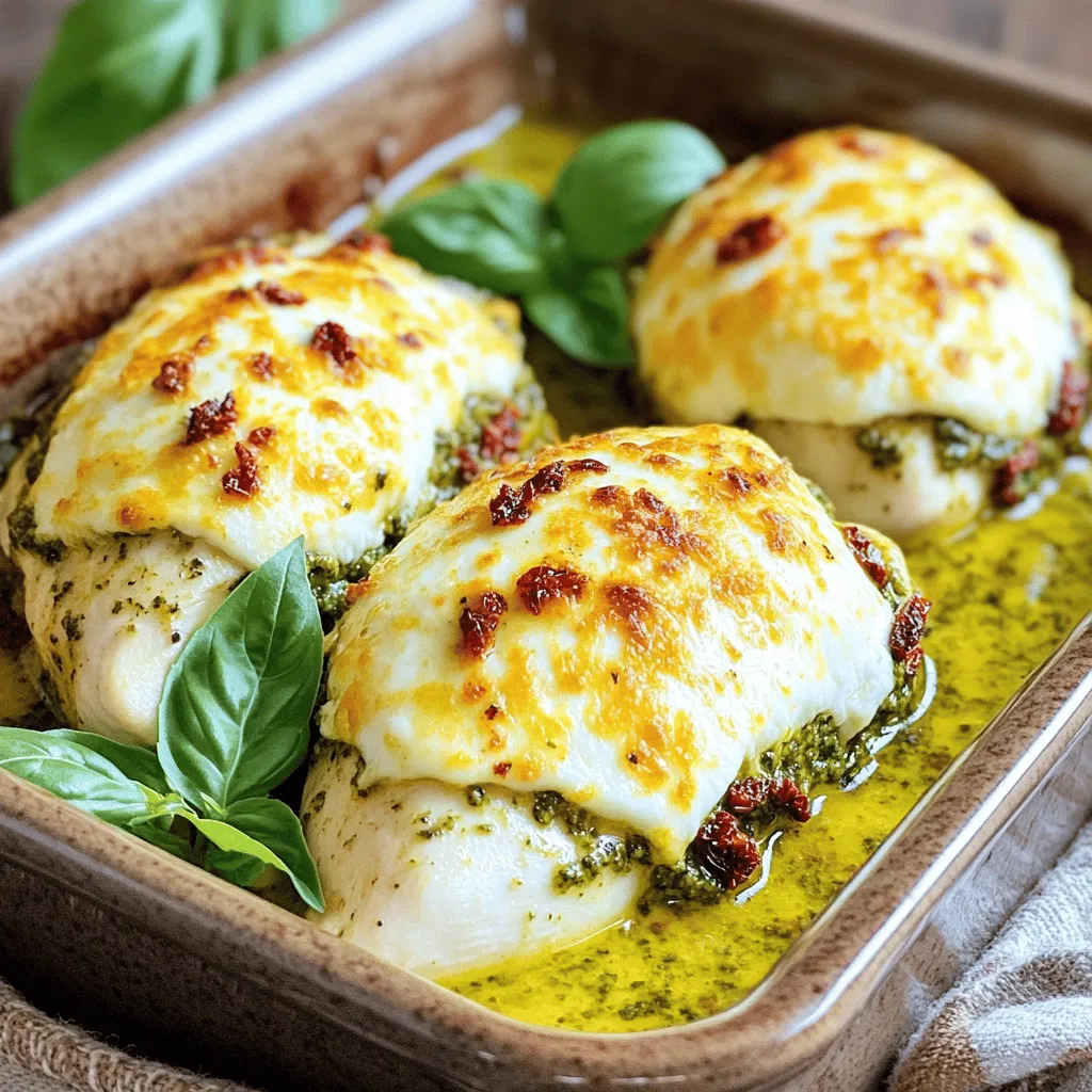 Sun Dried Tomato Pesto Chicken Bake Savory Delight