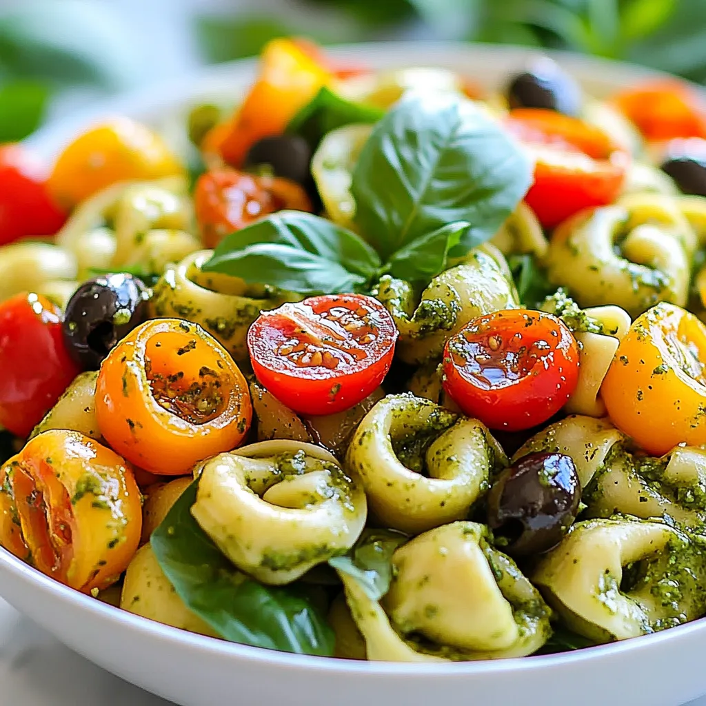 Pesto Tortellini Pasta Salad Fresh and Flavorful Dish
