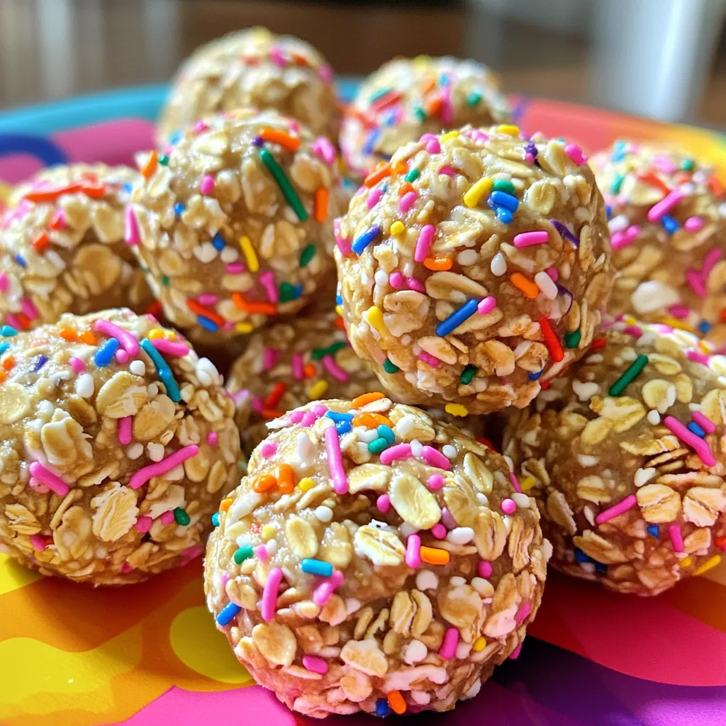 No-Bake Birthday Cake Energy Bites Easy Recipe