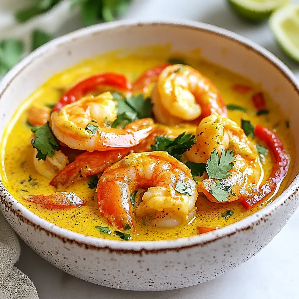 Coconut Curry Shrimp Flavorful Dinner Delight