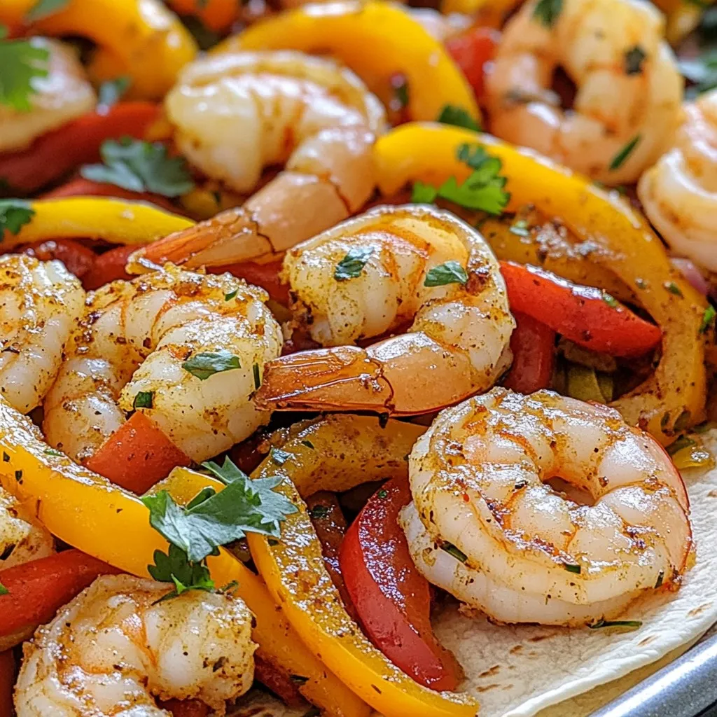 Sheet Pan Shrimp Fajitas Tasty and Easy Recipe