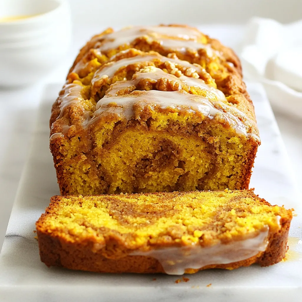 Cinnamon Swirl Pumpkin Bread Delightful Fall Treat