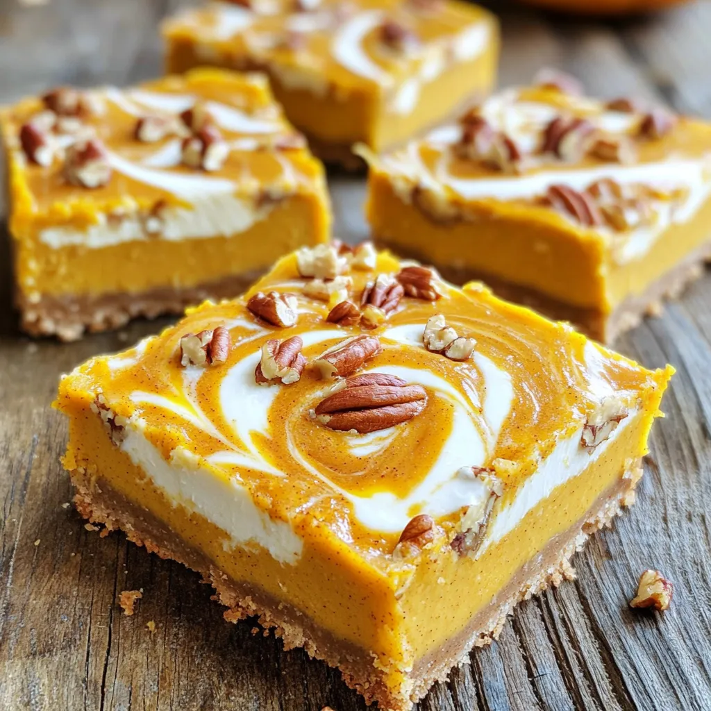 Pumpkin Spice Cream Cheese Bars Delightful Dessert Recipe