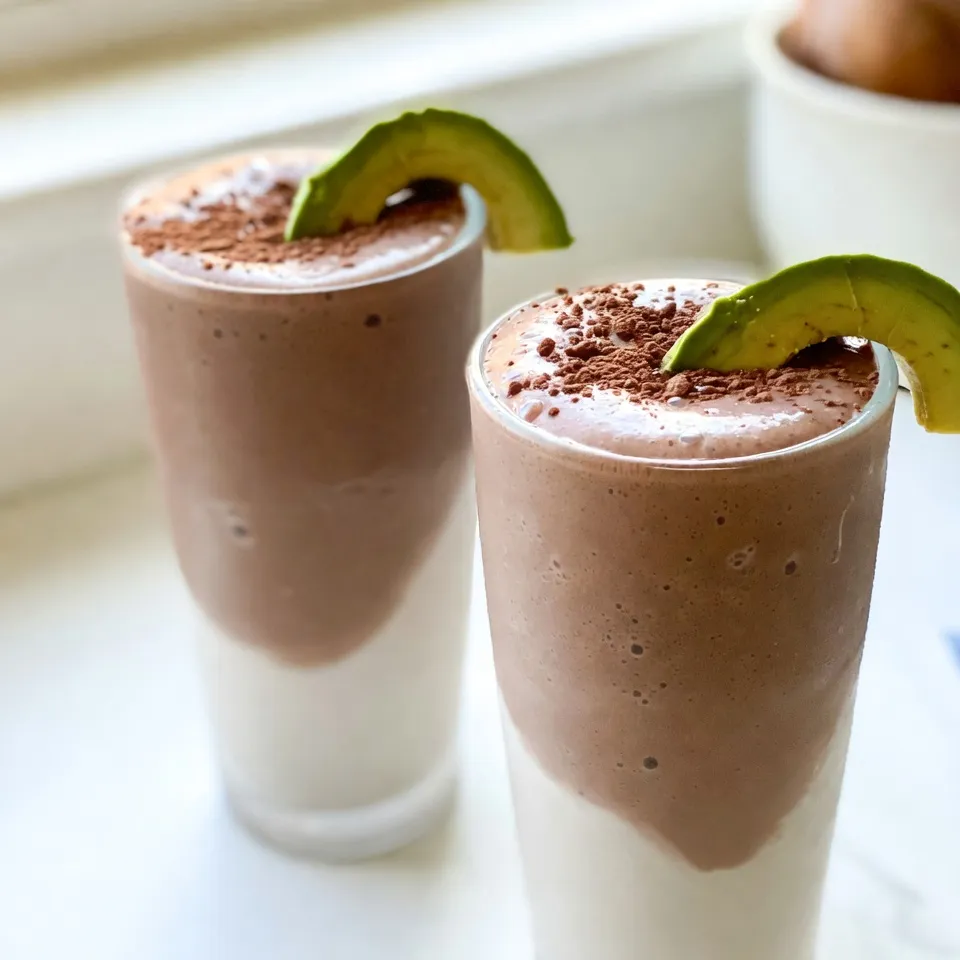 Avocado Chocolate Smoothie Rich and Creamy Delight