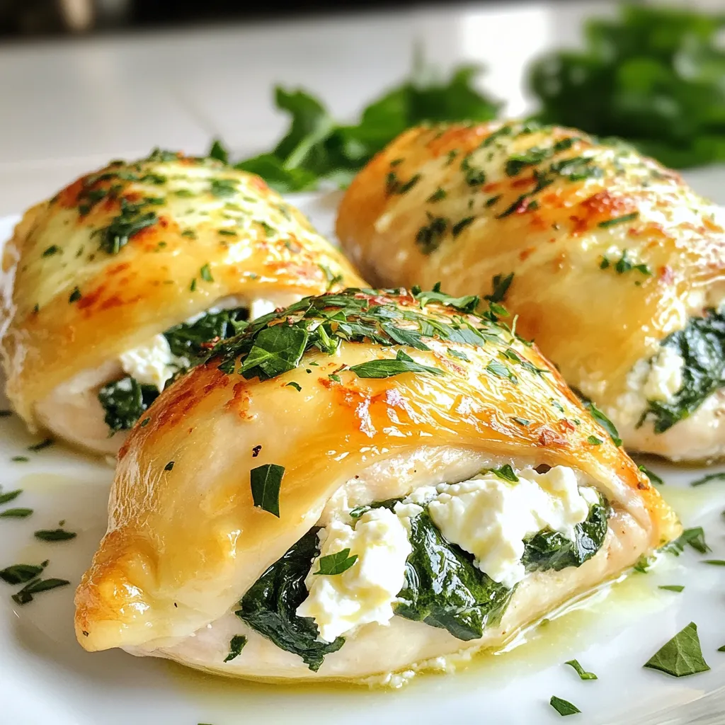 Spinach Feta Stuffed Chicken Breast Flavorful Delight