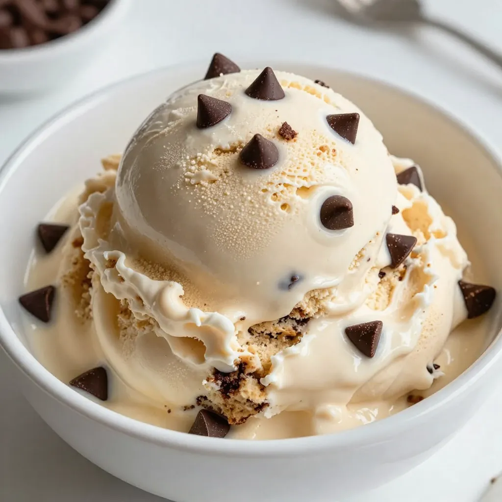Delicious Chocolate Chip Cookie Dough Ice Cream Recipe