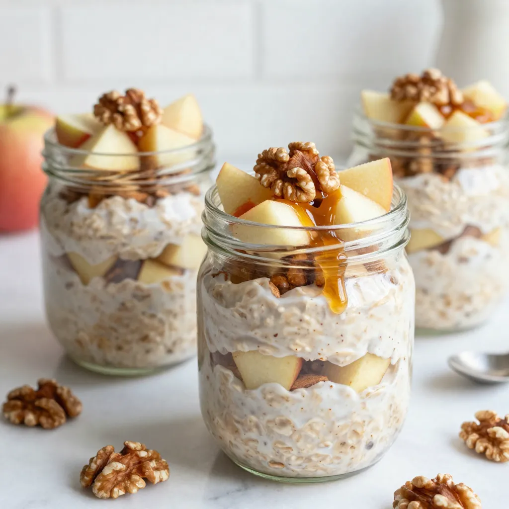 Apple Pie Overnight Oats Flavorful Morning Treat