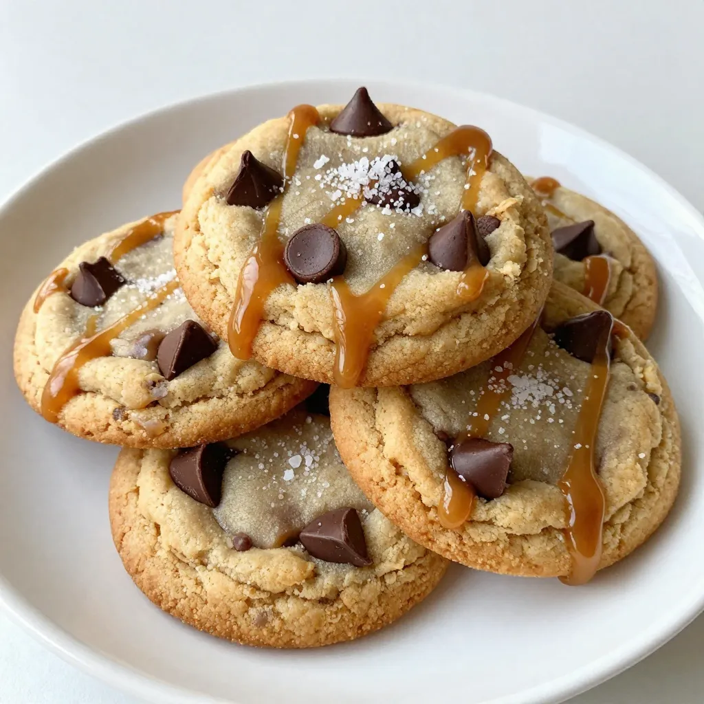 Salted Caramel Chocolate Chip Cookies Delightful Treat
