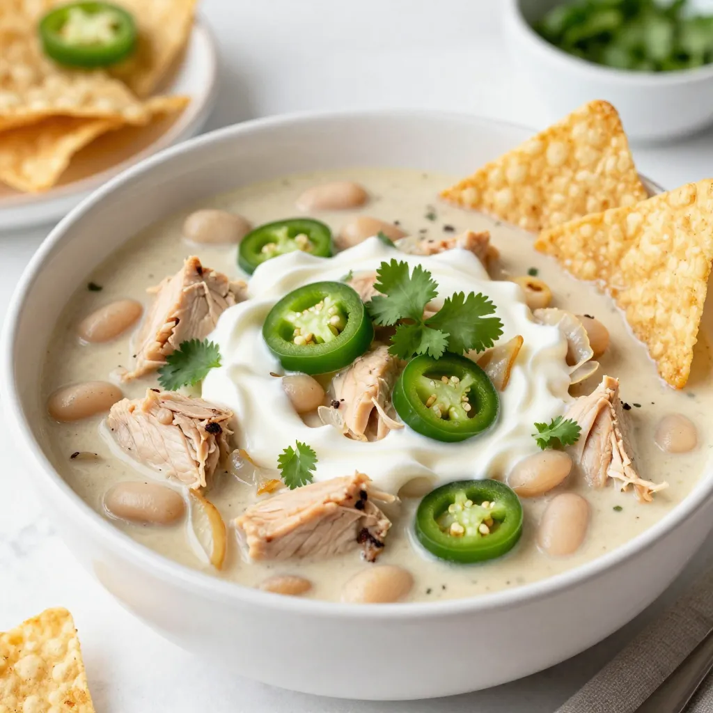 Creamy White Chicken Chili Flavorful and Easy Recipe