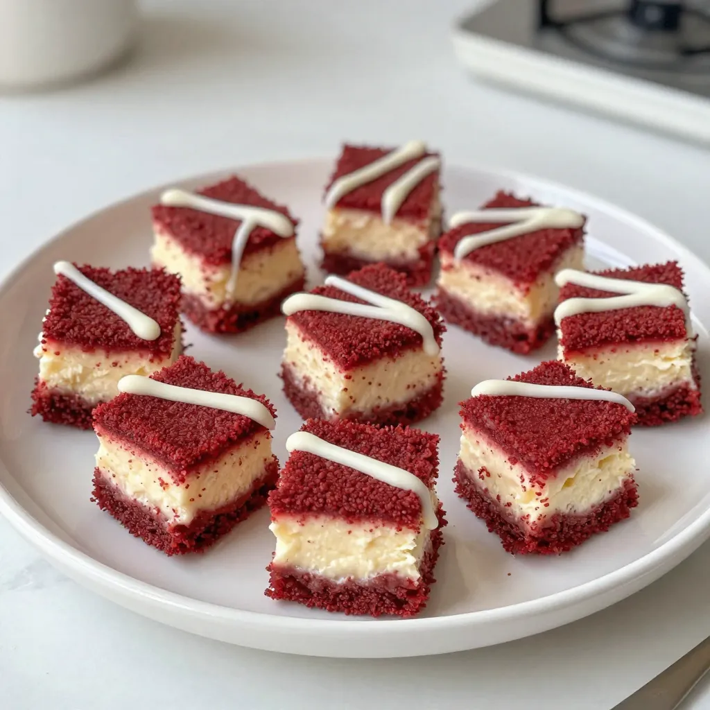 Red Velvet Cheesecake Bites Irresistible Dessert Treat