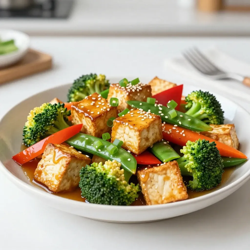 Honey Garlic Tofu Stir Fry Delicious and Easy Recipe