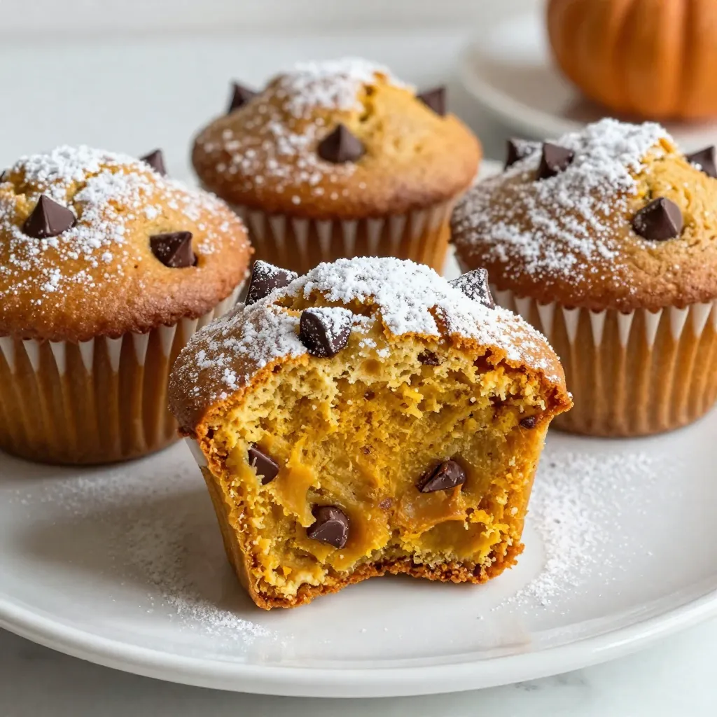 Chocolate Chip Pumpkin Muffins Irresistible Treat