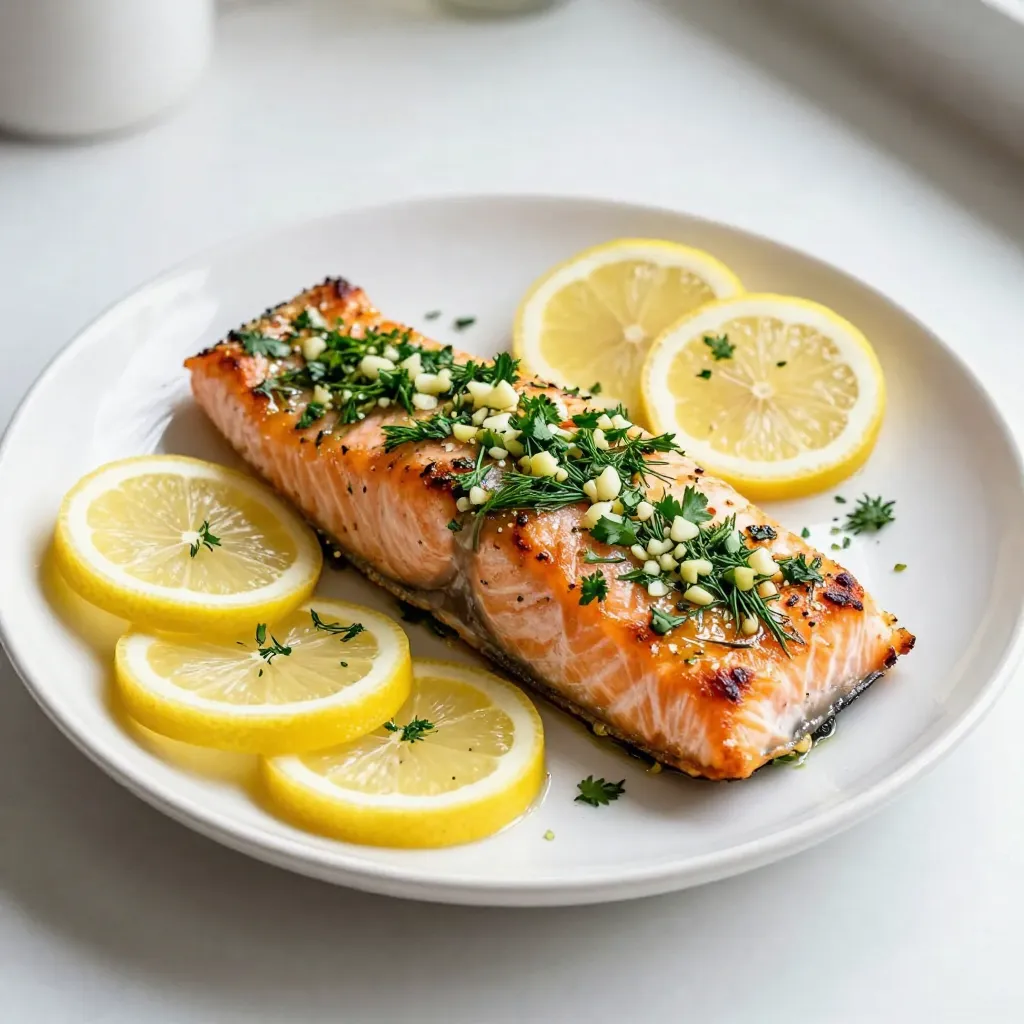 Garlic Herb Roasted Salmon Flavorful Dinner Idea