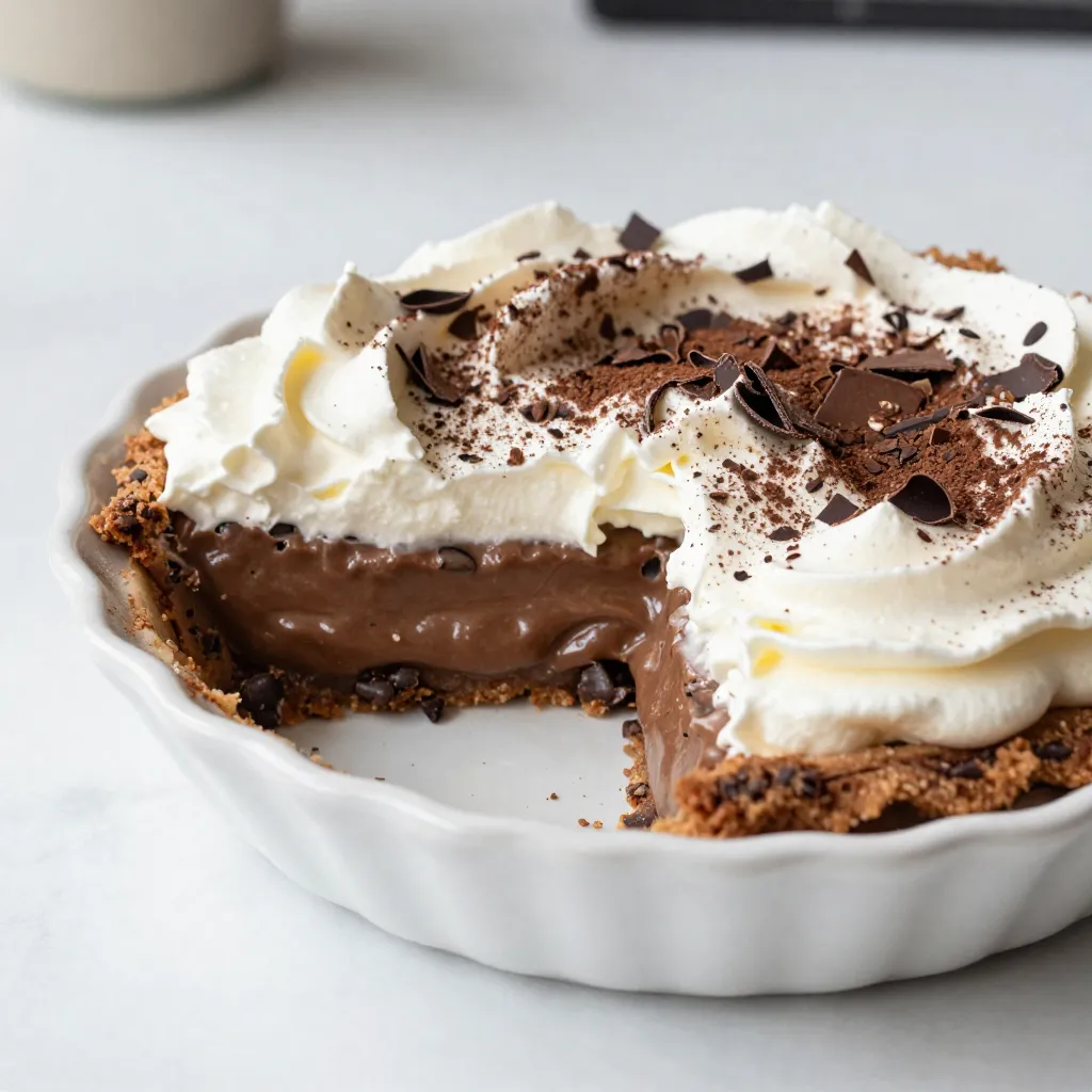 Mocha Chip Icebox Pie Delightful and Simple Recipe
