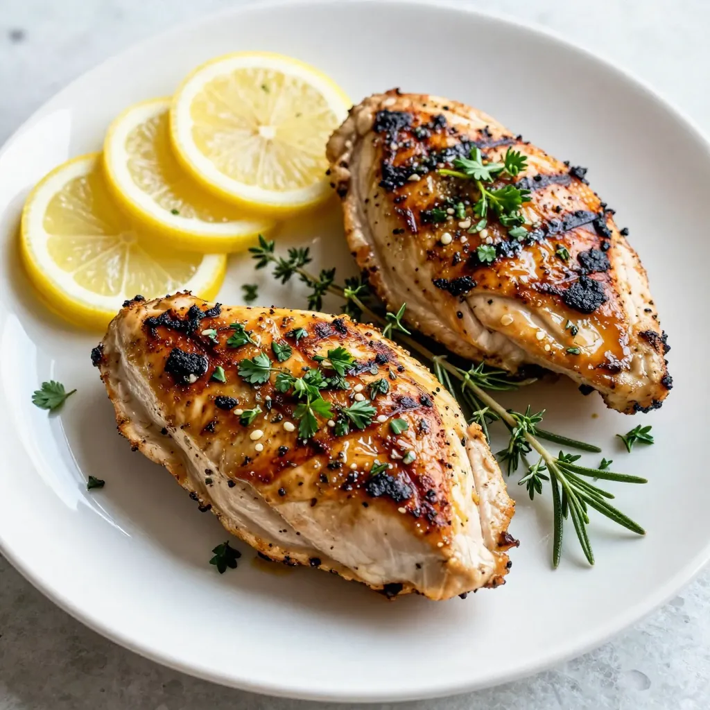 Garlic Herb Grilled Chicken Breasts Flavorful Delight