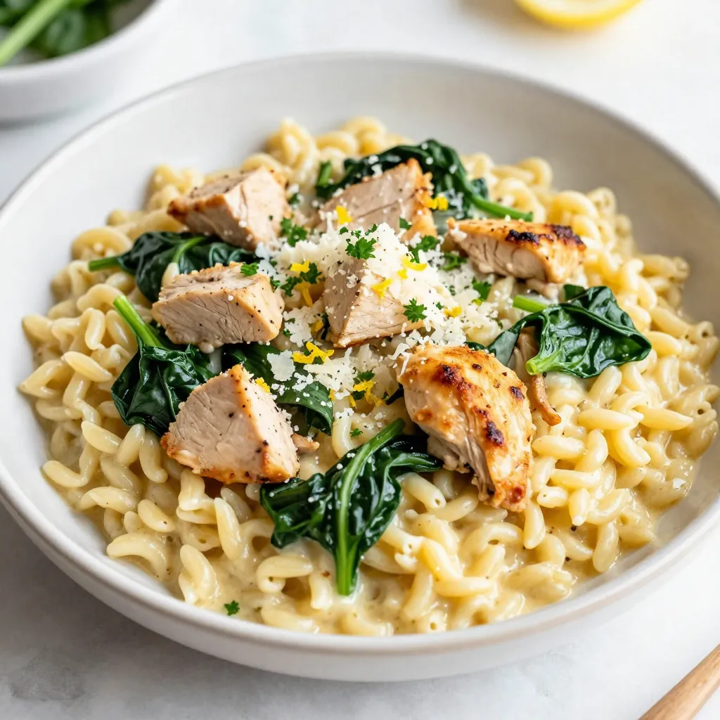 Creamy Lemon Chicken Orzo Flavorful Dinner Delight