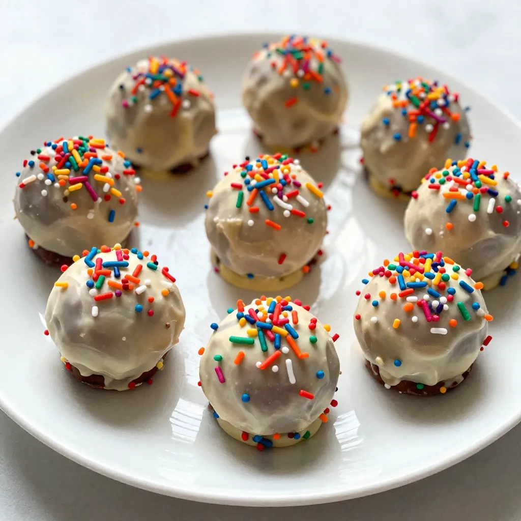 Funfetti Birthday Cake Truffles Sweet and Easy Treat