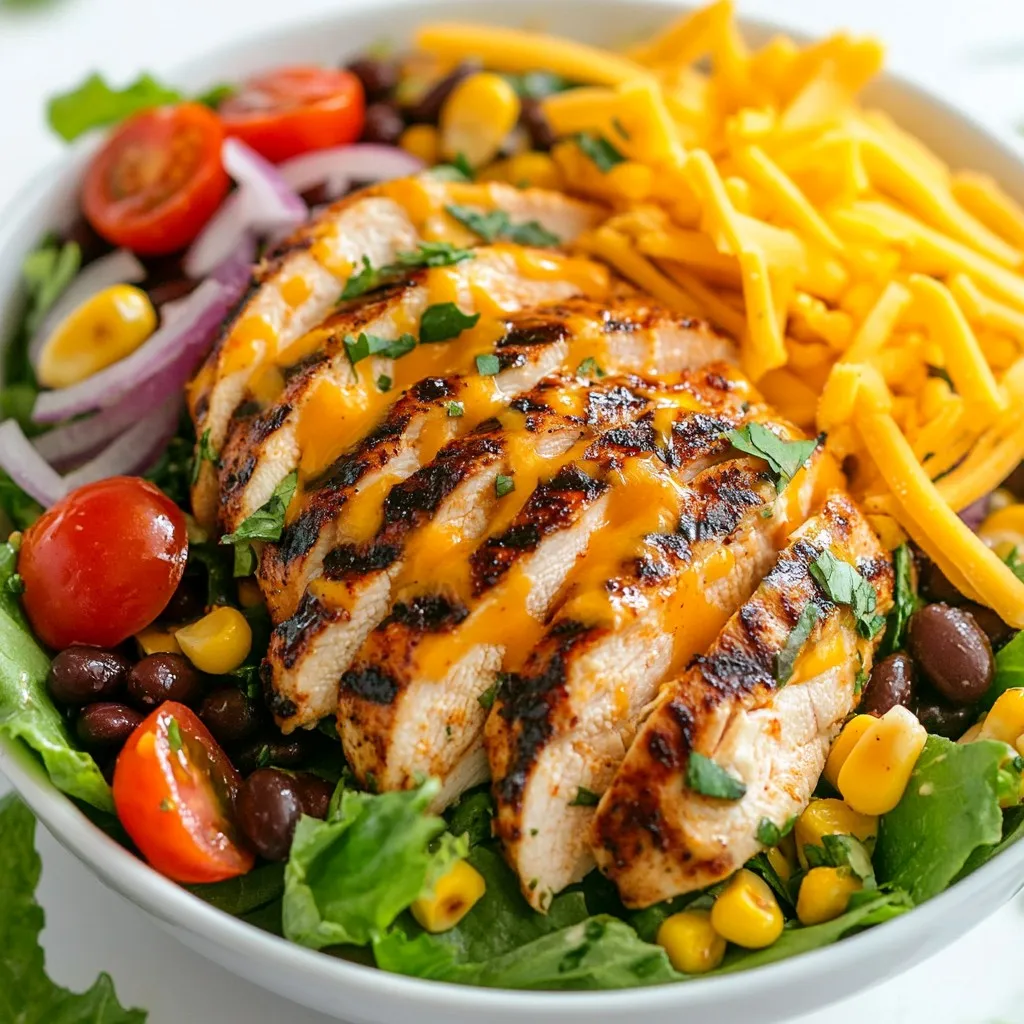 BBQ Ranch Chicken Salad Tasty and Fresh Meal Idea