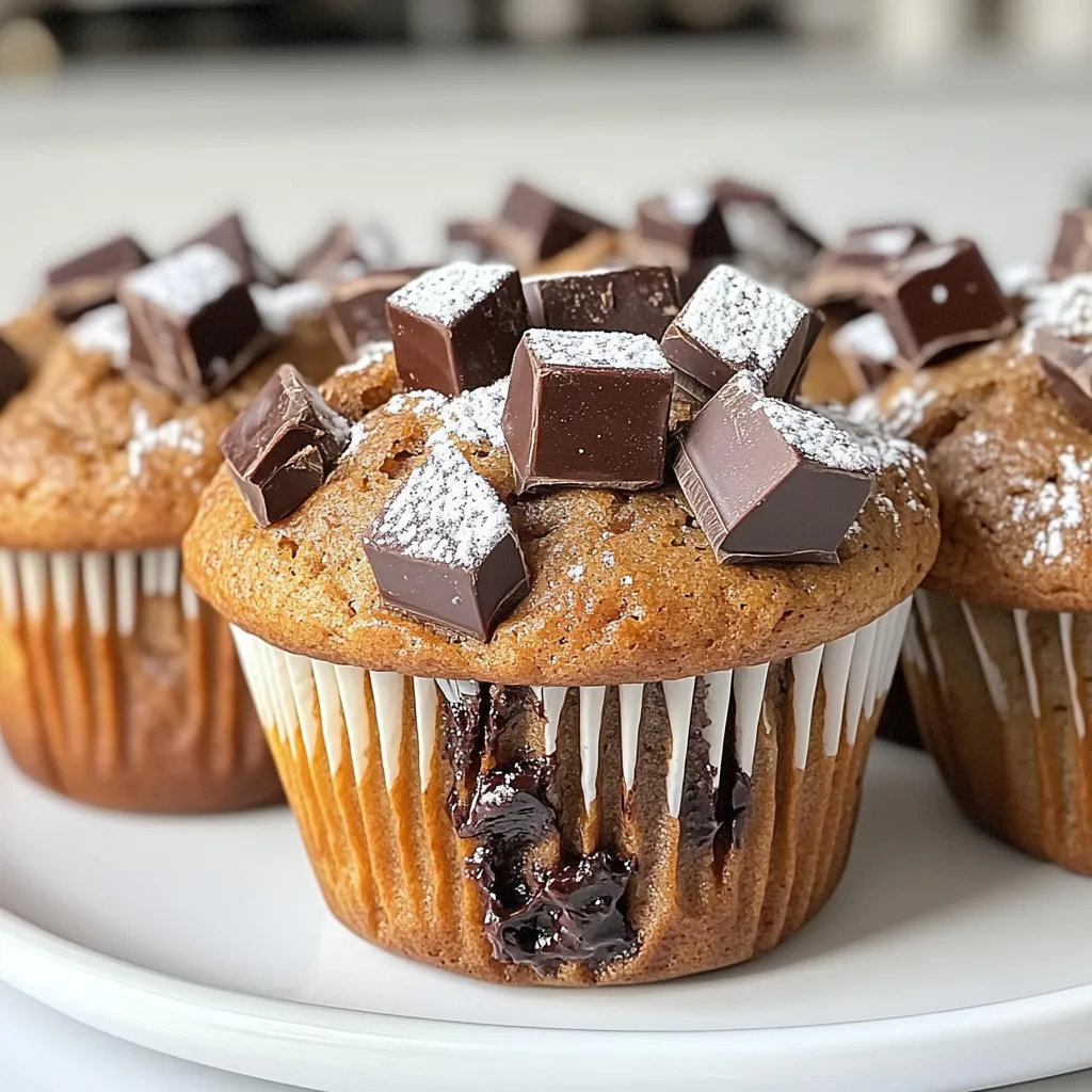 Chocolate Chunk Muffins Bakery Style Easy Recipe