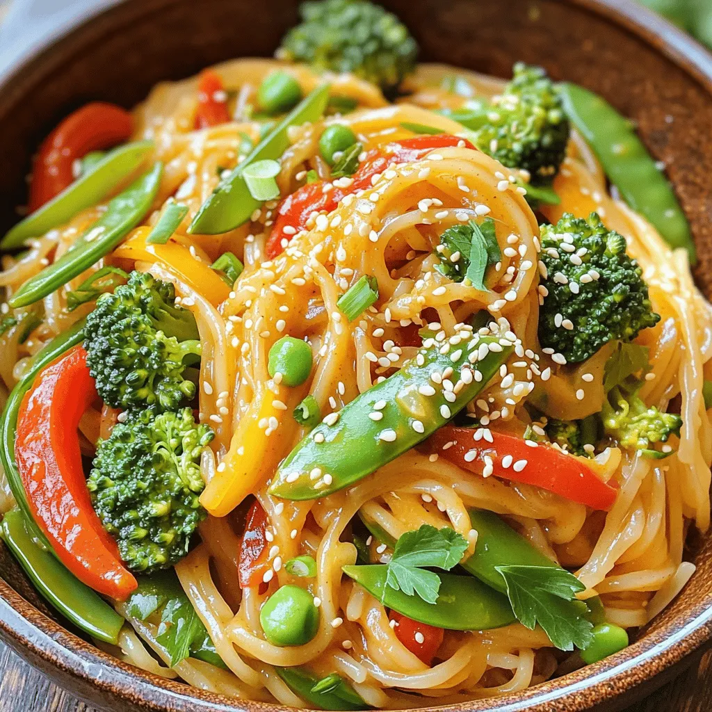 Spicy Peanut Noodle Stir Fry Flavorful and Simple Meal