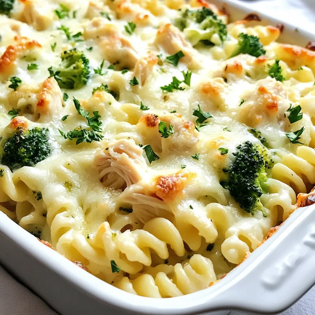 Creamy Chicken Alfredo Bake Savory Family Delight