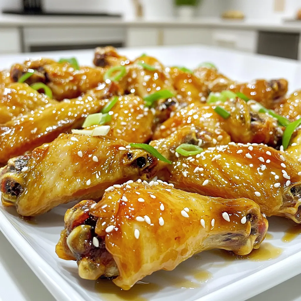 Honey Garlic Chicken Wings Sheet Pan Delightful Recipe