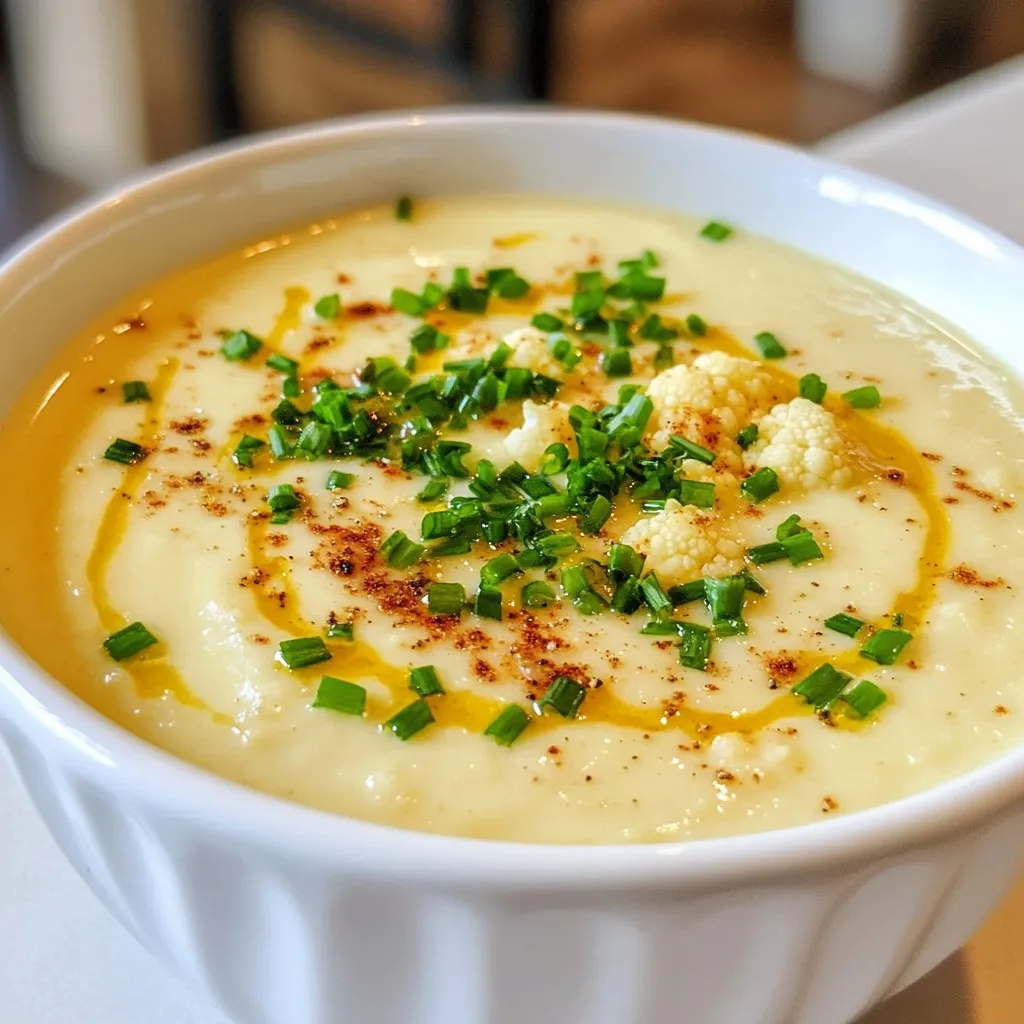 Creamy Roasted Cauliflower Soup Flavorful and Simple