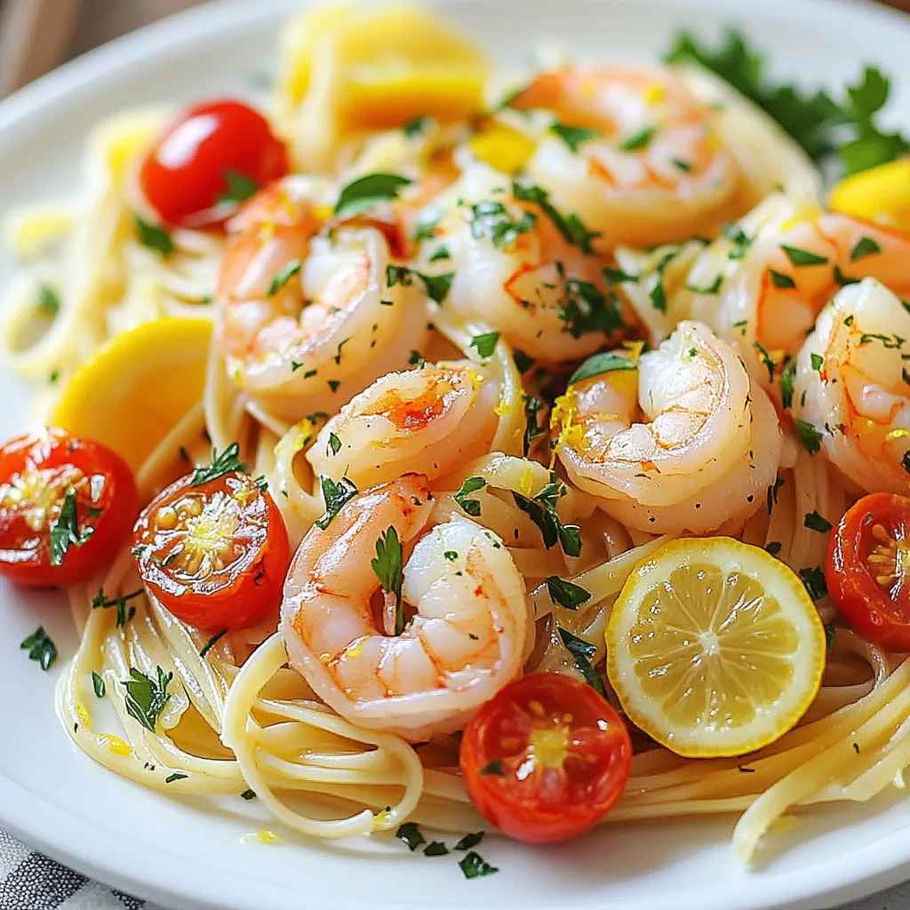 Lemon Garlic Shrimp Pasta Quick and Flavorful Meal