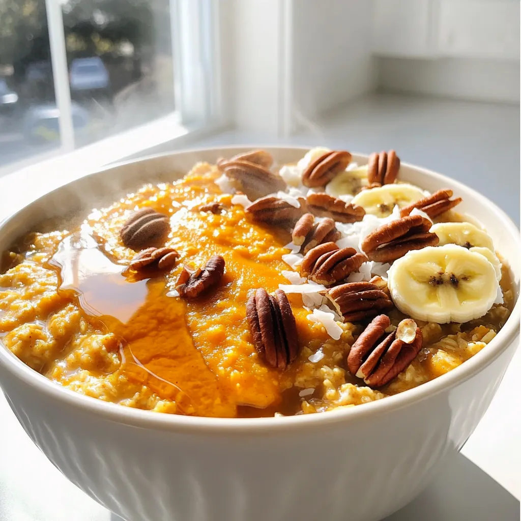 Cozy Maple Pecan Pumpkin Oatmeal Delightful Recipe
