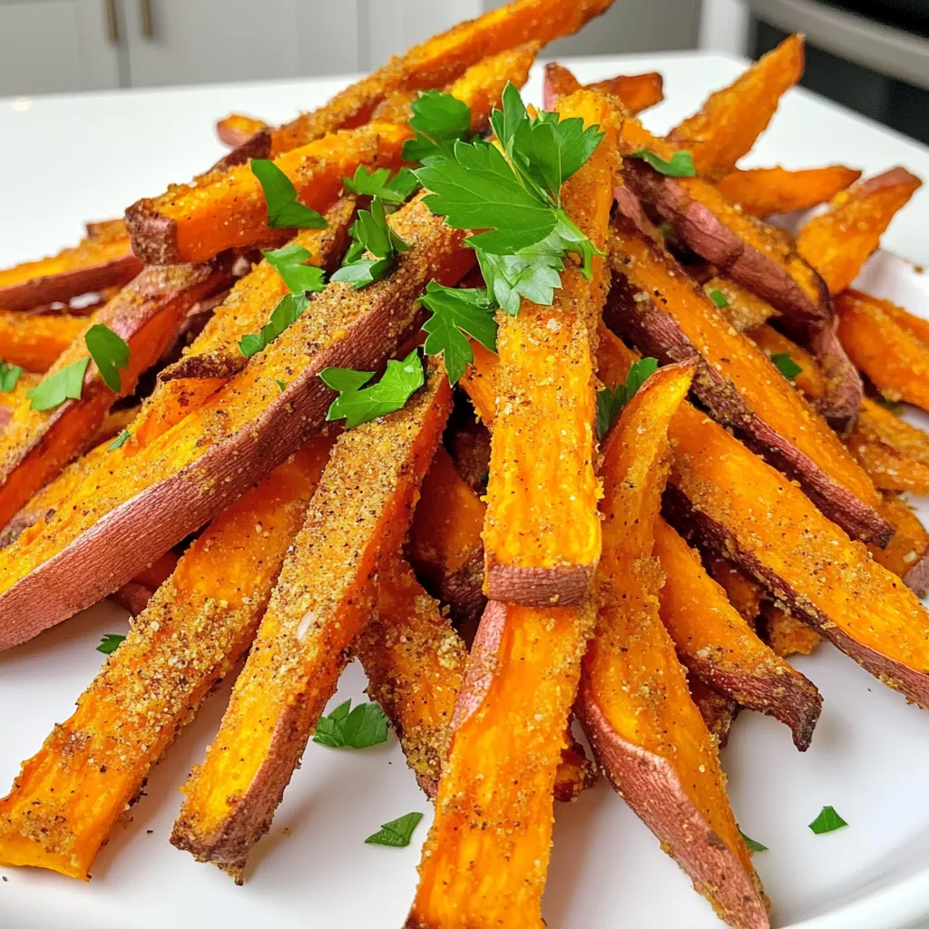 Air Fryer Crispy Sweet Potato Fries Recipe Delight